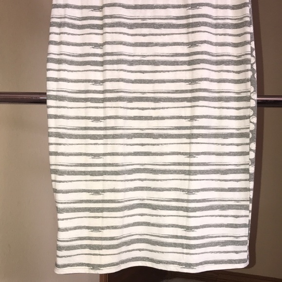 LuLa Roe Dress, Julia, Gray/White, Sz L, NWT! - Picture 6 of 12